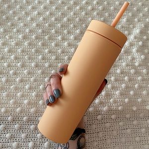 Matte Pastel Orange 🧡 Skinny Tumbler